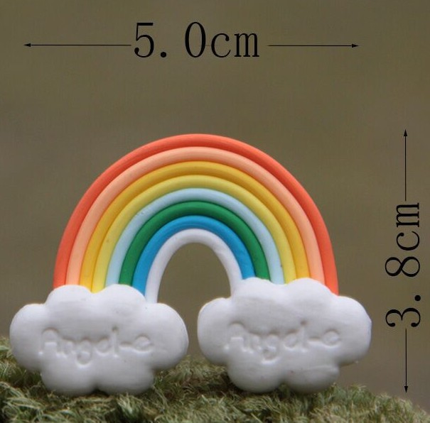 Cảnh 3D trang trí bánh trang trí đám mây cầu vồng nướng đặc biệt khuôn phụ kiện trang trí bánh - Tự làm khuôn nướng khuôn bánh căn