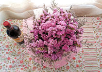 Forget me-not Yunnan natural living room decoration flower arrangement forever flower dried flower Flower real bouquet Express