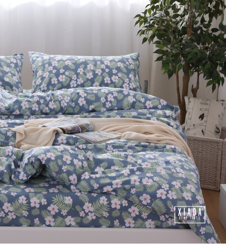 Bông chăn đơn đặt 1.5m1.82.0 mét thời con gái đôi tim tươi nhỏ hoa bông chăn bìa 200x230 - Quilt Covers chăn hơi