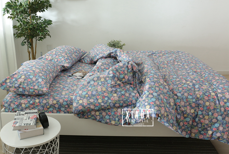 Quilt cover mảnh duy nhất của tinh khiết bông 1.5x1.8x2.0x2.3x2.2x2.4 m chăn đôi sinh viên nhỏ hoa