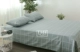 Kẻ sọc một mảnh hoàn toàn bông khăn trải giường 1.5m1.82.0 m sinh viên giường vải bẩn đúp tối giản - Khăn trải giường tấm ga trải giường