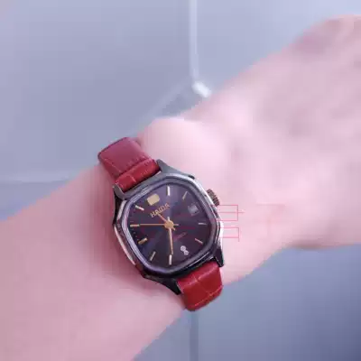 Stock domestic Shanghai Haida women's mechanical movement Watch 90 s chain glass mirror leather Women's Watch