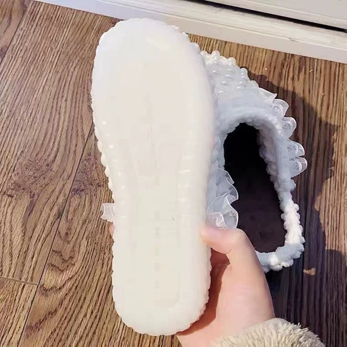 Плетеные тапочки ручной работы, набор материалов, крючок для вязания, DIY, подарок на день рождения