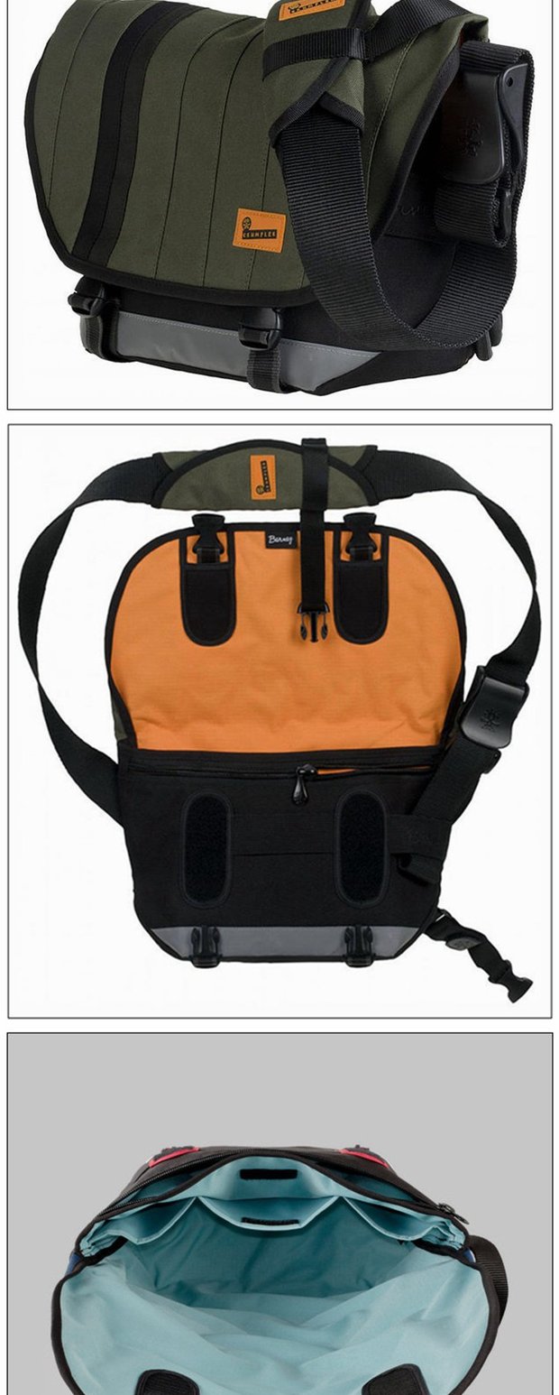 Úc Little Safir Crumpler Bike Ba lô Túi đeo vai ngoài trời BRS003 Postman Messenger Bag Hot - Túi vai đơn balo mlb