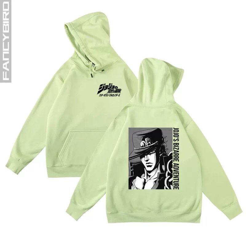 Осень и зима с капюшоном свитер для мужчин Bun Hoodie JoJo's Wonderful Adventure, бессмертный бриллиант пустой полосы Таро