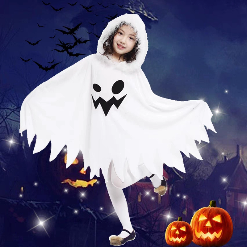 Halloween trẻ em trang phục bé gái hiệu suất áo choàng áo choàng phù thủy quần áo phù thủy nhỏ cos ăn mặc hiệu suất phù hợp với