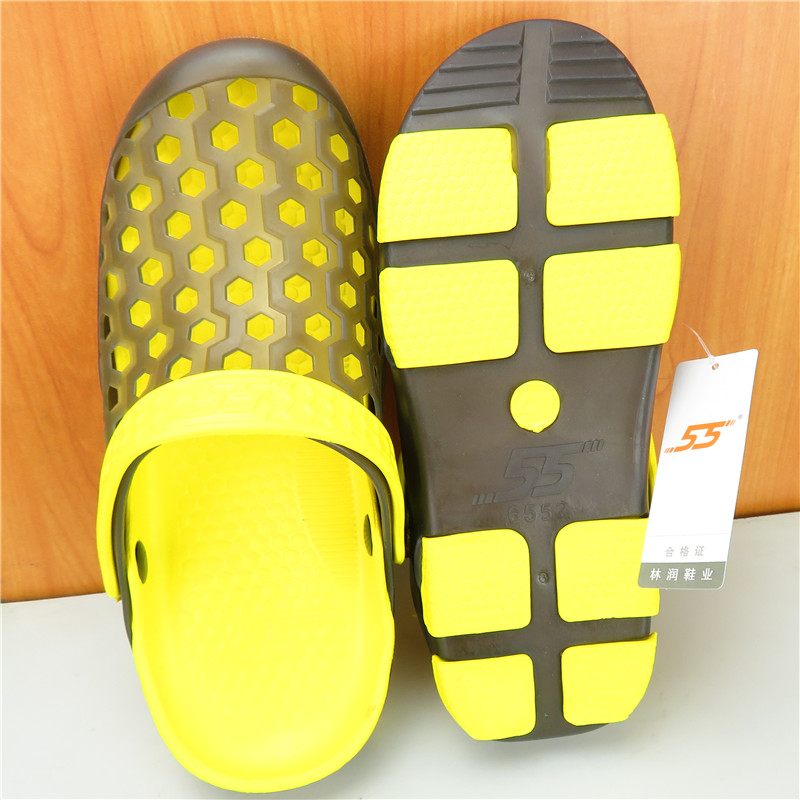 Giày sandal đế xuồng đế bệt đế bệt đi biển mùa hè đôi giày mô hình thạch vườn giày nam và nữ dép giày thể thao