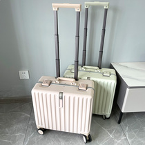 High-value boarding case aluminum frame small fresh suitcase female universal wheel trolley case Japanese small suitcase 18 inch