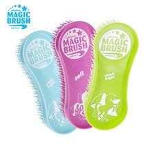 Germanys MGIC BRUSH horse cleaning massage brush to secure horse gear