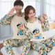 Dày mùa đông san hô lông cừu dài tay vài bộ đồ ngủ nam và nữ kích thước lớn phù hợp với mùa xuân và mùa thu ấm áp dịch vụ nhà bộ đồ dễ thương cho nam nữ