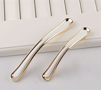 New European-style cabinet door drawer small handle in high-grade jade gold wardrobe handle fashion atmosphere