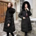 Áo khoác độn bông nữ dài giữa năm 2020 mới xuống áo khoác độn nữ phiên bản Hàn Quốc buông lơi trên đầu gối áo khoác nữ dày áo khoác mùa đông - Bông
