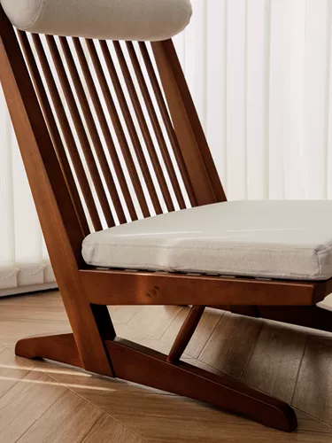 Японский стиль сплошной древесина ленивый диван Накаджима Джордж Лаундж