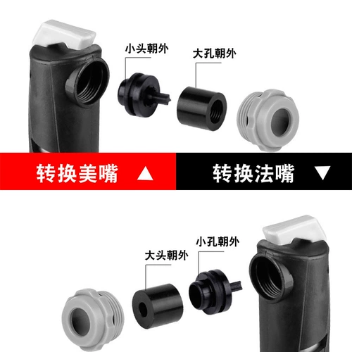 Металлический маленький портативный горный воздушный насос, универсальный велосипед, алюминиевый сплав