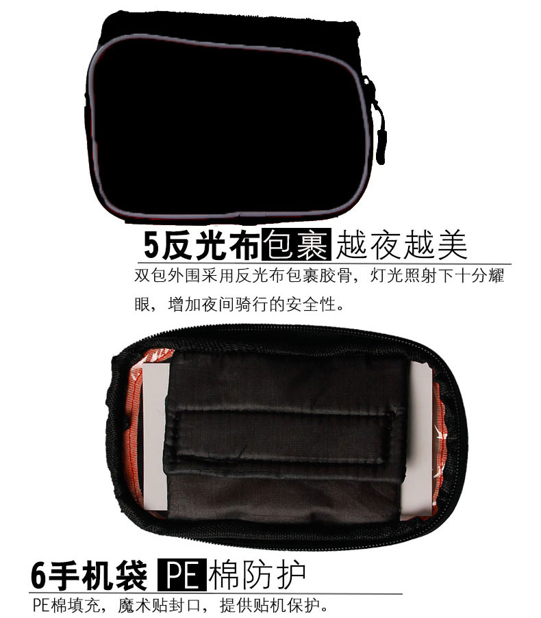 Sacoche pour vélo mixte KHENG - Ref 2218605 Image 14