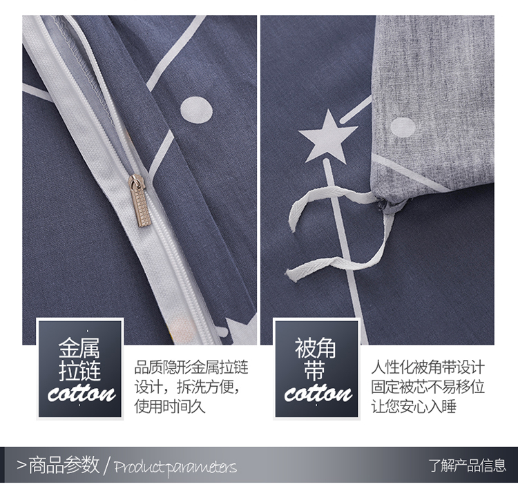 100% cotton giường một gia đình bốn bông trải giường quilt 1,8 m đơn giản 1,5m Li đôi chăn bốn bộ - Bộ đồ giường bốn mảnh bộ chăn ga gối đệm cute
