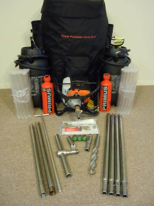 A new generation of American Sauer portable backpack drilling rig