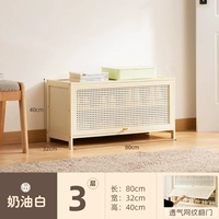 [Дышащая распашная дверь] Кремово-белый — три слоя длиной 80 (полезная для здоровья краска на водной основе)