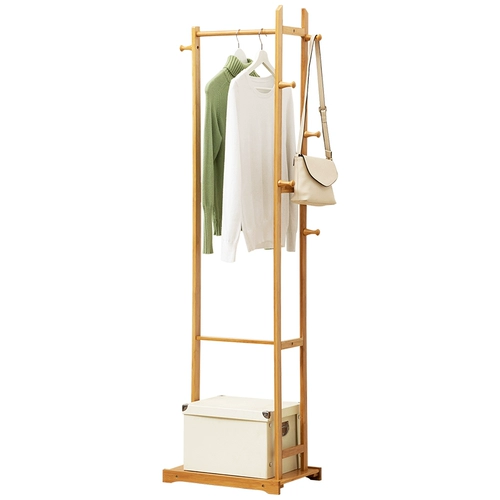 木马人 Простая шляпа стойка спальни пол -к сети с сетью красного подвесного шкафа простая современная упаковка одежды