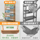 Bookshelf floor rack children's bookcase home desktop simple solid wood living room multi-layer book storage storage