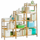 Trojan people bookshelf shelf floor bookcase children