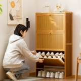 Ультратонкий шкаф для обуви, полка для обуви для бытовой двери, входная дверь, прихожая, хранилище большой емкости, компактный и простой