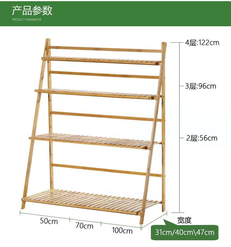 kệ sắt ban công Giá để đồ phòng khách sàn đứng giá để đồ trang trí ban công chậu hoa mọng nước giá trưng bày cây bằng gỗ nguyên khối nhiều lớp kệ trồng rau ban công chung cư