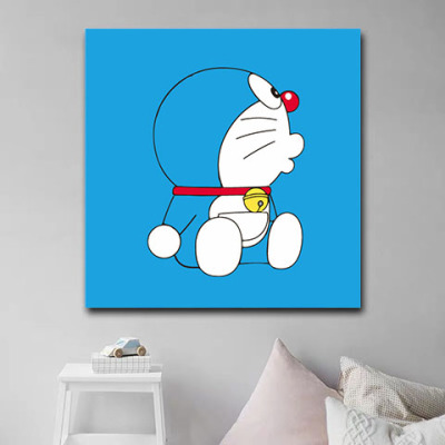Children Diy Digital Oil Painting Cartoon Cartoon Animals Characters Fill Color Oil Color Painting Hand-painted Digital Handmade Decoration Painting