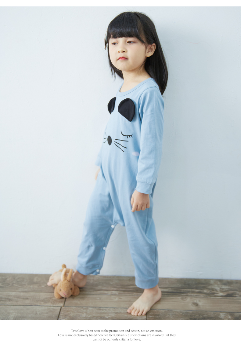Shang Bao Mai Trẻ em Bộ đồ ngủ Xiêm Cotton Baby Siam Bộ đồ ngủ Dịch vụ tại nhà Đồ ngủ dễ thương cho động vật quần áo thể thao trẻ em