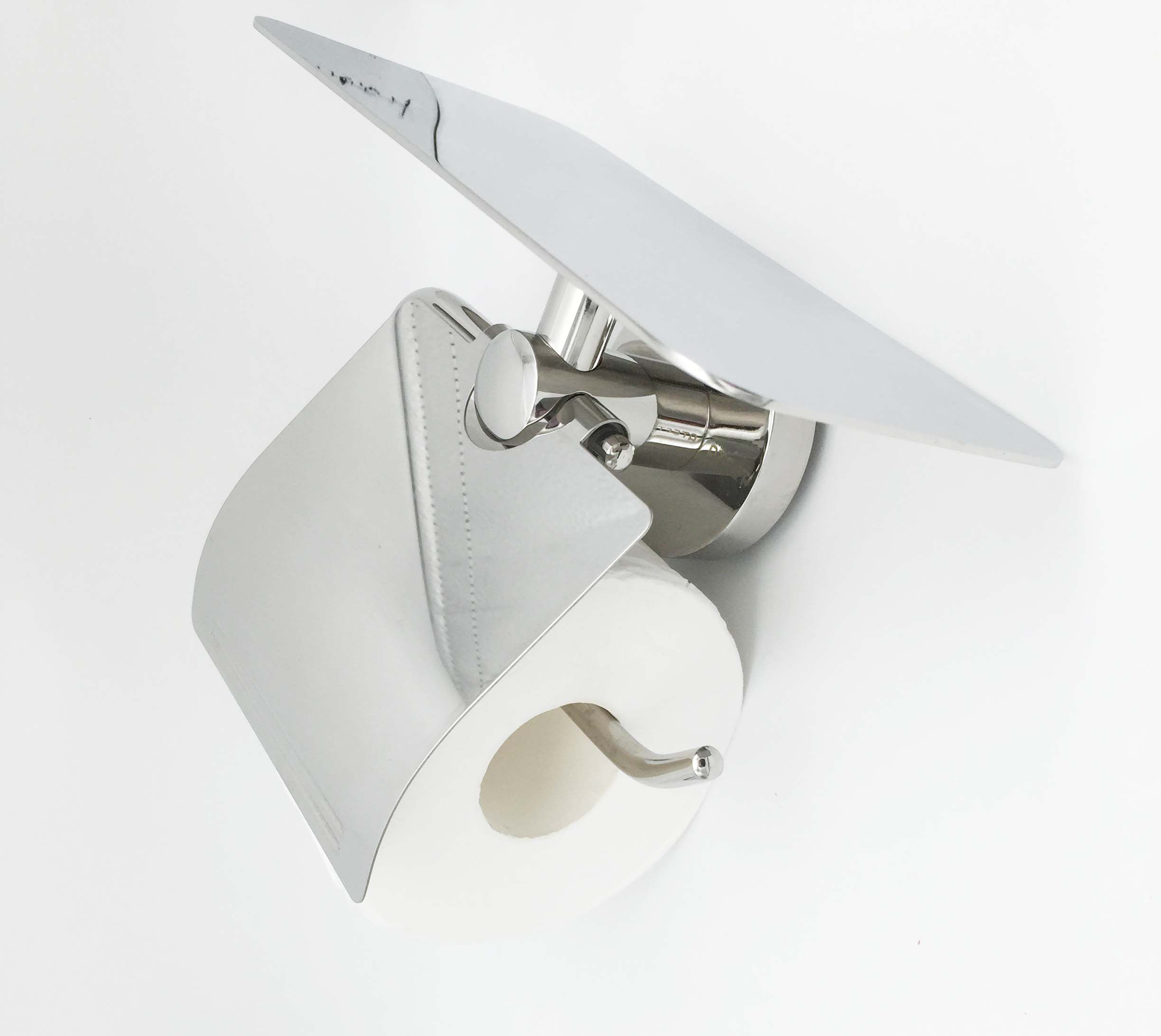 Yazhijie roll paper holder 304 stainless steel toilet paper holder can put mobile phone toilet tissue box AX35-3012