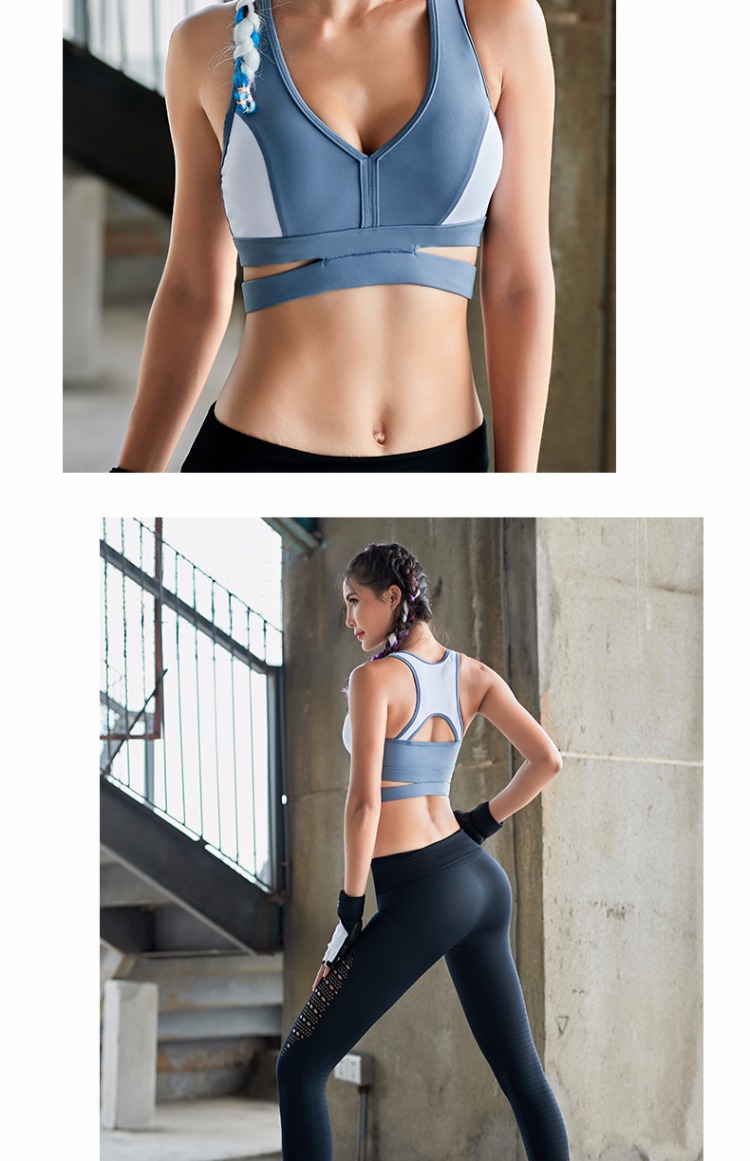 Vest loại không có đồ lót thể thao phụ nữ tập hợp áo chống sốc chuyên nghiệp yoga tập thể dục áo khoác gym