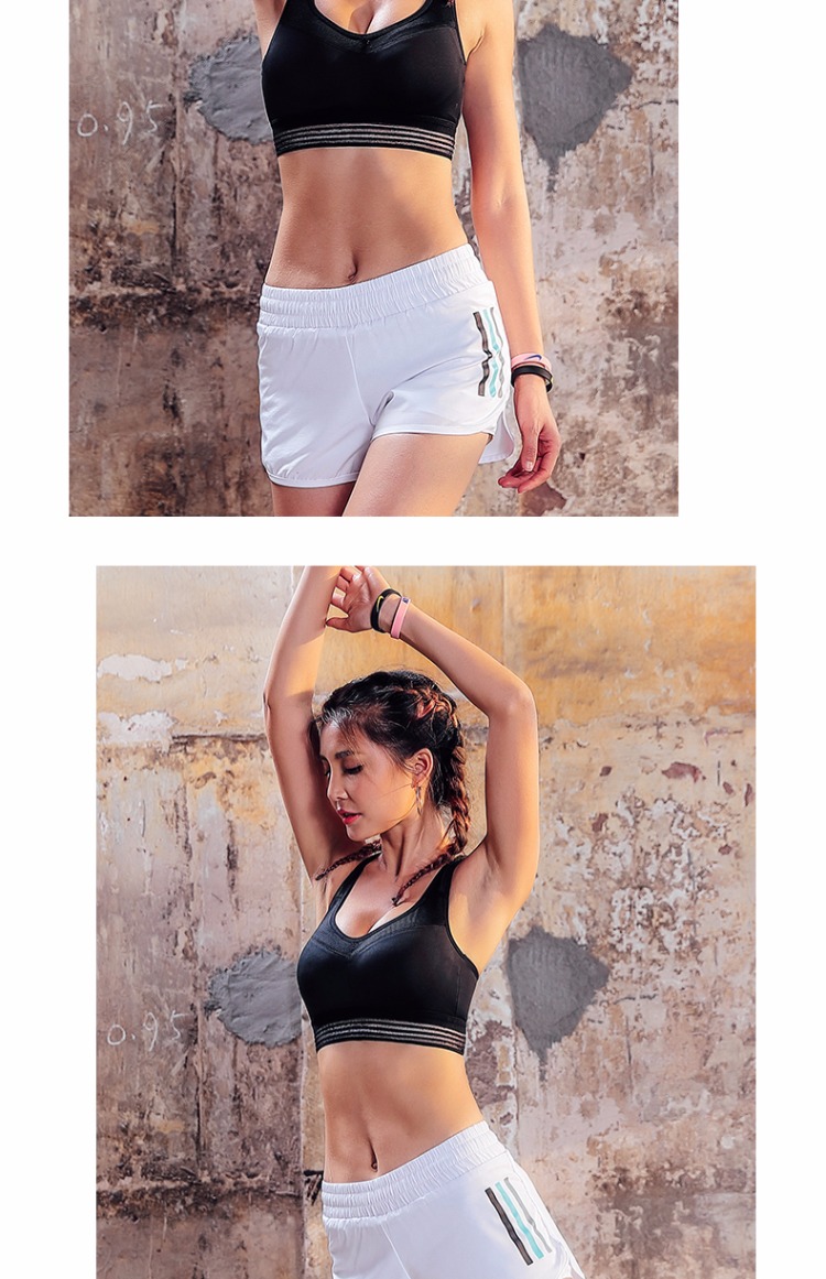 Ngực nhỏ tập hợp áo ngực chạy sốc tập thể dục yoga đồ lót nữ cao hỗ trợ áo ngực thể thao chống sốc áo ngực áo tank top gym