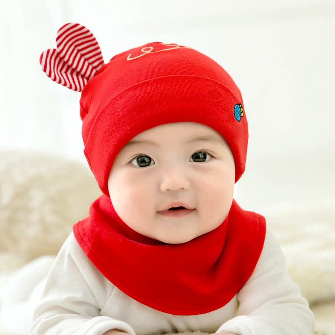 cute baby with beanie