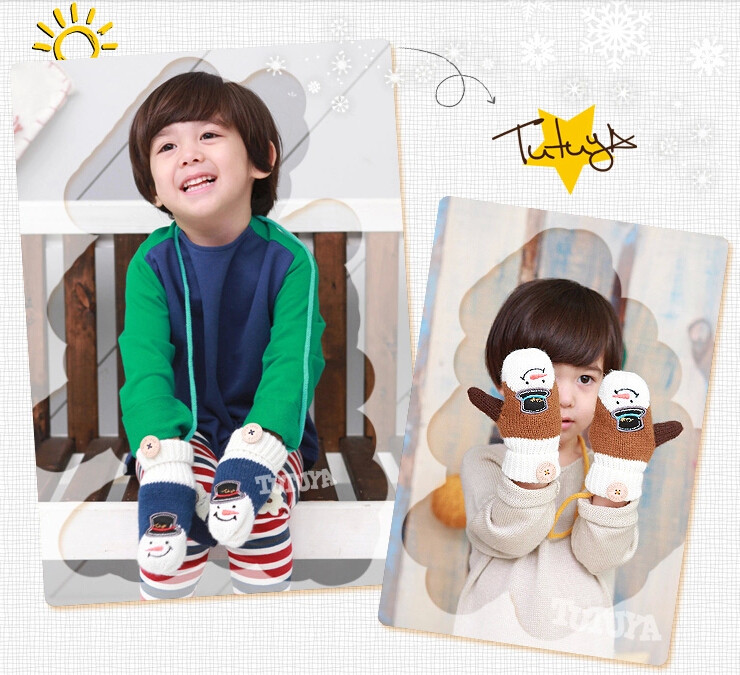 Gants pour enfants en de laine - Ref 2146634 Image 15