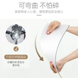 Стрема из кремового ветра Мягкая зеркальная паста Стена от двери до двери, зеркало домашнее зеркало Дверь Дверь Зеркало Яйя