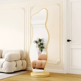 Вращающееся зеркало, зеркало для примерки, вешалка для одежды, встроенное домашнее зеркало для примерки, съемное зеркало в полный рост, встроенное напольное зеркало для пальто и шляпы.