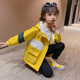 Girls airsuit mùa xuân váy 2020 mới của Hàn Quốc phiên bản của trẻ em lớn các trẻ em thời trang của mùa xuân và mùa thu ròng áo khoác stormwear đỏ.