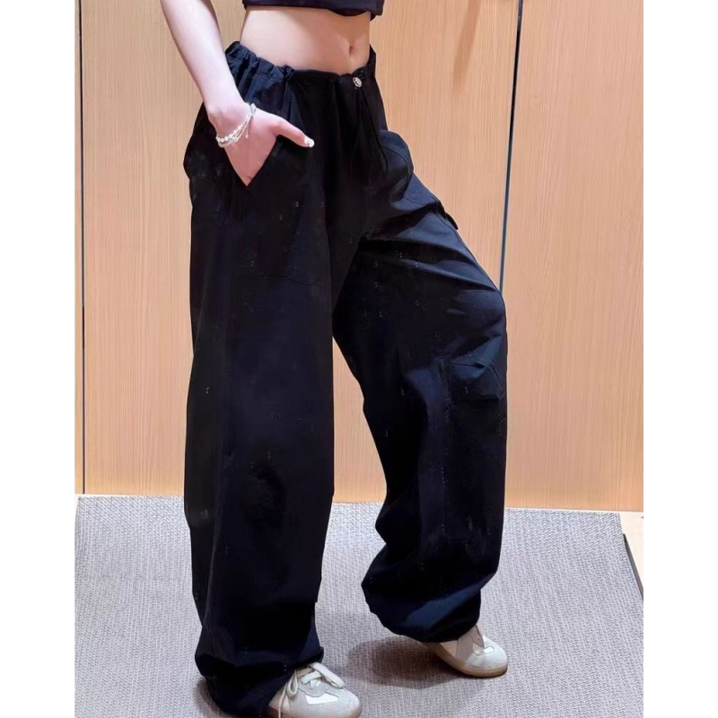 Authentic Alo New Parachute Pants Elastic Wide-Leg Pants Outdoor Sports Quick-Dry Sun Protection Water-Resistant Loose Cargo Pants for Women Authentic Alo New Parachute Pants Elastic Wide-Leg Pants Outdoor Sports Quick-Dry Sun Protection Water-Resistant Loose Cargo Pants for Women