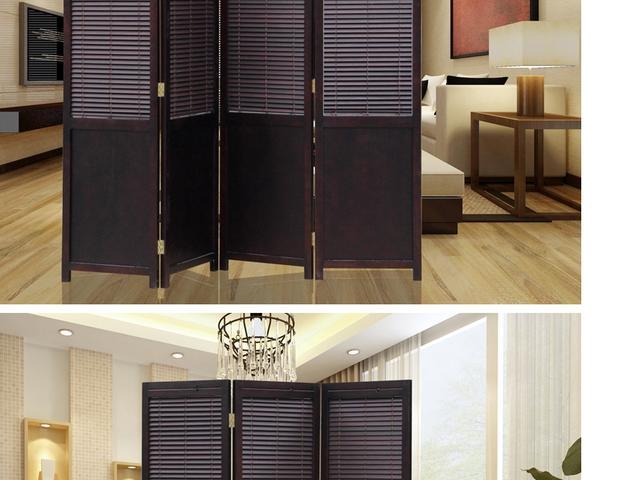 Phong cách Trung Quốc hiện đại đơn giản phân vùng màn hình văn phòng hiên gấp màn hình 4 di chuyển gấp 2 màn hình hai mét - Màn hình / Cửa sổ bình phong tre