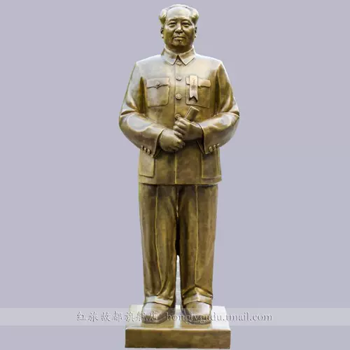 Открытие компании, председатель Мао, лежит на церемонии основания церемонии основания, Мао Цзэдун Чистого медного украшения цельного тела орнамент