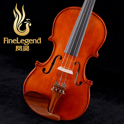 Fengling violin hand-embedded solid wood beginner musical instrument FLV1115