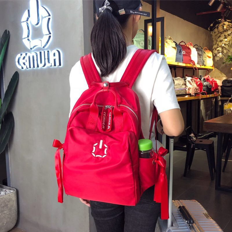 Gánh vác túi nữ 2020 Bag Sinh viên mới của Hàn Quốc phiên bản Oxford Buins cháy Gói Edaled một Travel Backpack lớn