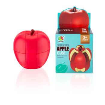 Panxin Fruit 3X3 Magic Cube Set: Apple, Lemon, Banana, Peach, Snow Pear, Orange 3X3 Variant Magic Cube Set