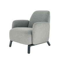 Single casual sofa imported fabric living room study oasis full leather solid wood tiger chair furniture customization