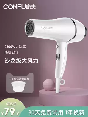 Kang Fu hair dryer household high power negative ion hair care stylist dedicated dormitory student hair dryer