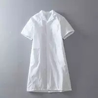 Тонкий белый халат