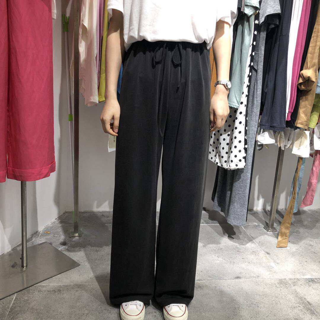 Modern M deng197 spring and summer ins Super fire slim high comfort elastic waist Modal long 8501#