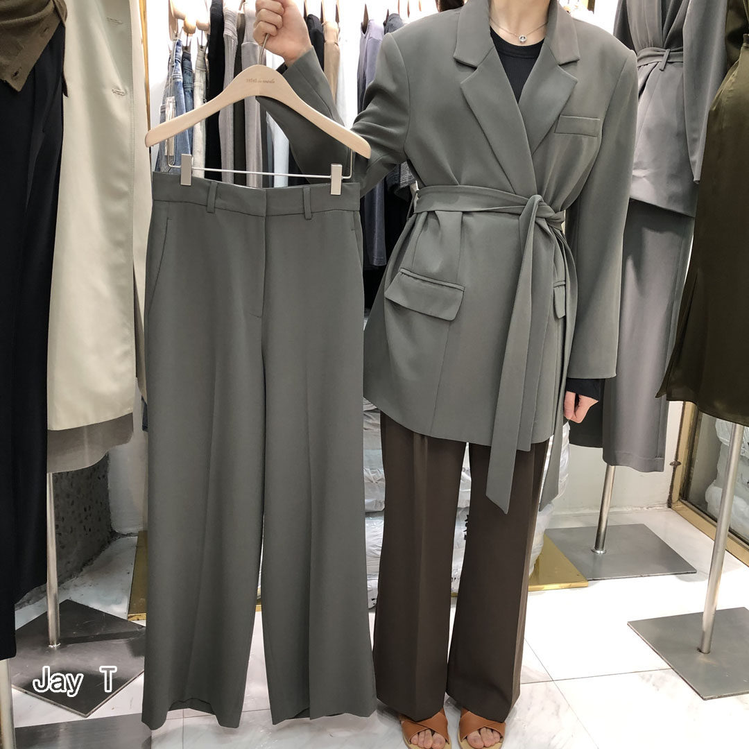 Korea MILA suit counter quality autumn and winter Korean version loose temperament bandage suit suit 60782