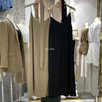 Korean mila Irene summer new temperament elegant Korean tank top suspender chiffon long dress woman