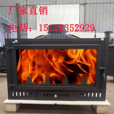Factory direct sales of the new 0 9m villa free-standing real fire fireplace embedded wood-burning European cast iron fireplace